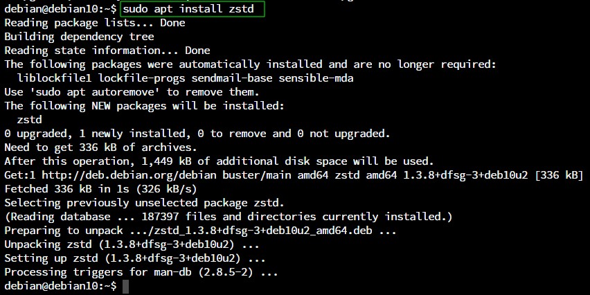 Linuxでzstdを使ってファイルを圧縮する方法【インストールから使い方まで】