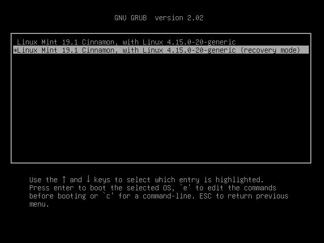 【保存版】Ubuntuをリカバリーモードで起動する方法と復旧メニューの使い方