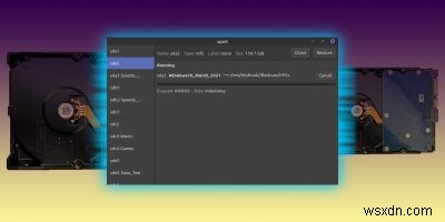 LinuxでApart GTKを使ってパーティションを簡単にバックアップ・復元する方法