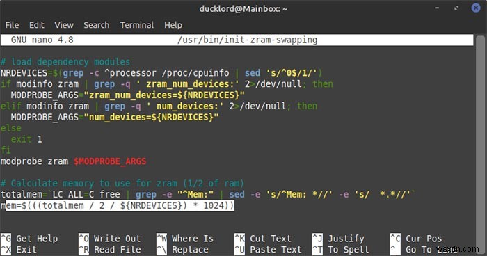 UbuntuでZRAMを設定する方法!メモリ割り当てと圧縮アルゴリズムの変更手順