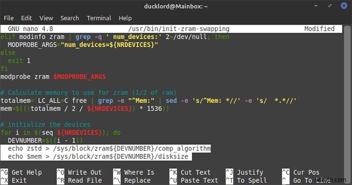 UbuntuでZRAMを設定する方法!メモリ割り当てと圧縮アルゴリズムの変更手順