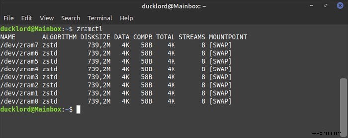 UbuntuでZRAMを設定する方法!メモリ割り当てと圧縮アルゴリズムの変更手順