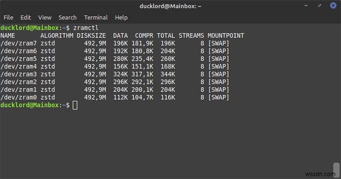 UbuntuでZRAMを設定する方法!メモリ割り当てと圧縮アルゴリズムの変更手順