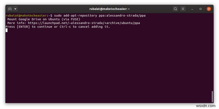 LinuxでGoogleドライブにファイルを自動バックアップする方法