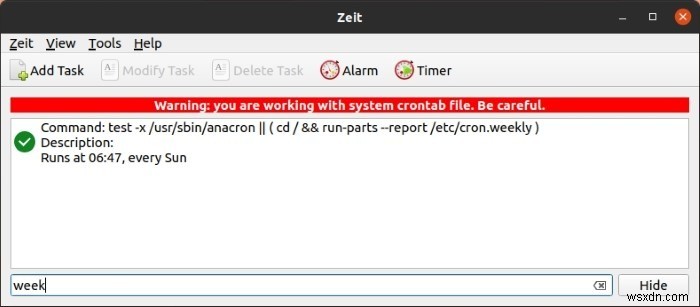 【Linux】CronジョブをGUIで簡単作成・管理できる「Zeit」の使い方