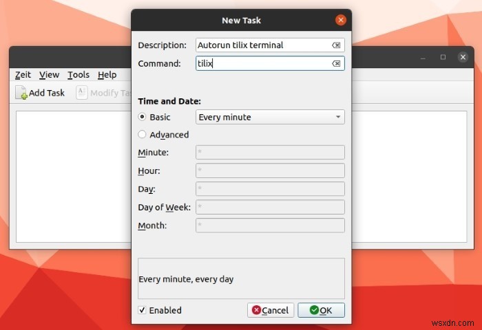 【Linux】CronジョブをGUIで簡単作成・管理できる「Zeit」の使い方