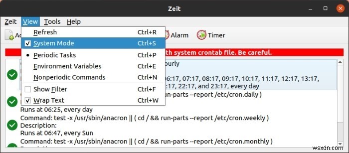【Linux】CronジョブをGUIで簡単作成・管理できる「Zeit」の使い方