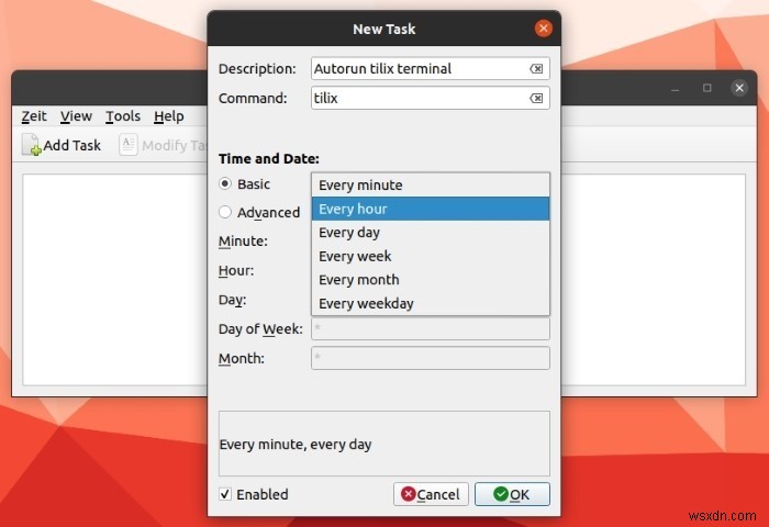 【Linux】CronジョブをGUIで簡単作成・管理できる「Zeit」の使い方