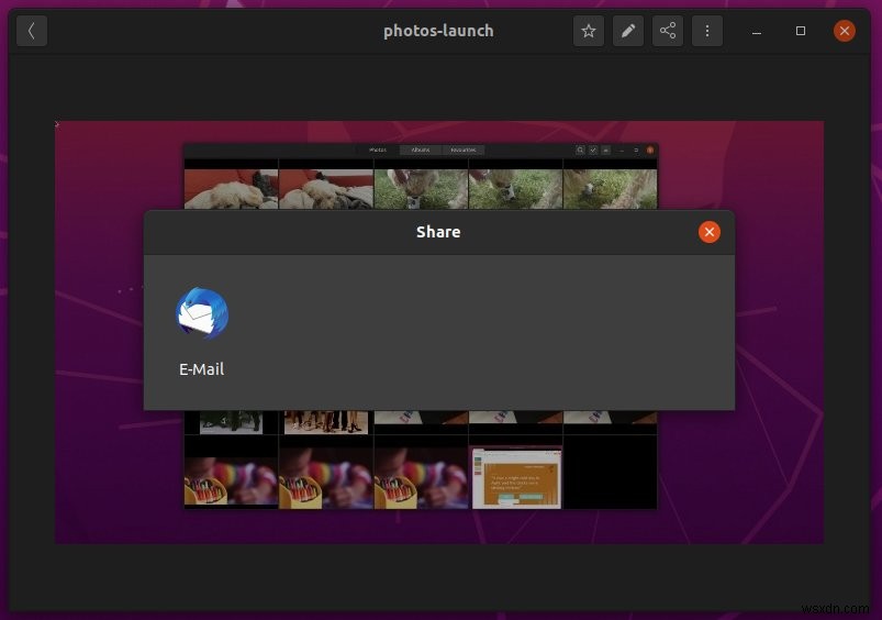 GNOME Photosで写真を整理・共有する方法