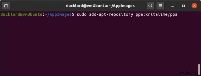 UbuntuにKritaの最新版をインストールする3つの方法（Snap・AppImage・APT）