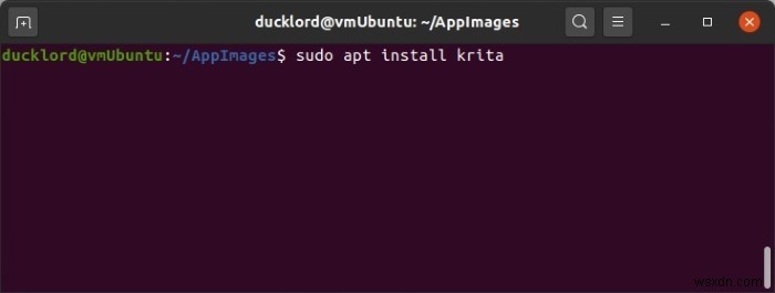 UbuntuにKritaの最新版をインストールする3つの方法（Snap・AppImage・APT）
