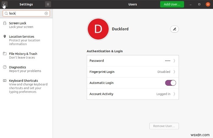 Ubuntuでロック画面を無効にする方法｜自動ログイン設定と画面ロック解除の手順