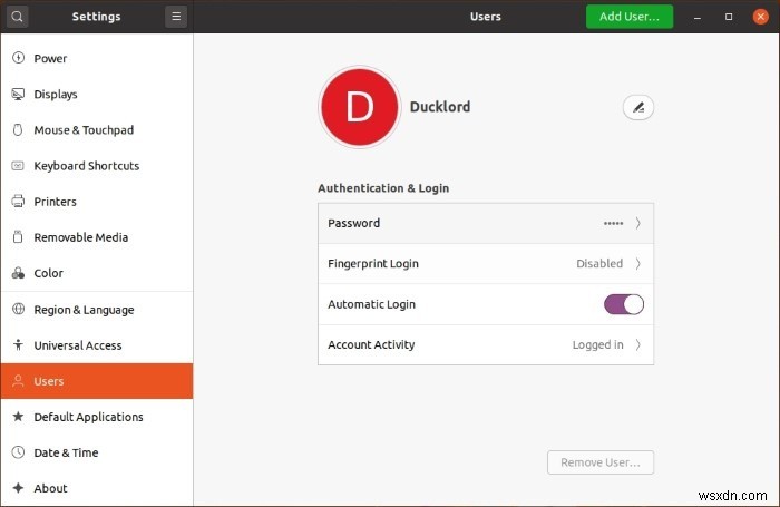 Ubuntuでロック画面を無効にする方法｜自動ログイン設定と画面ロック解除の手順