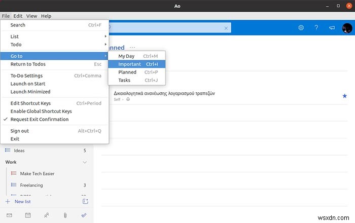 LinuxでAoを使ってMicrosoft To Doのタスクを管理する方法