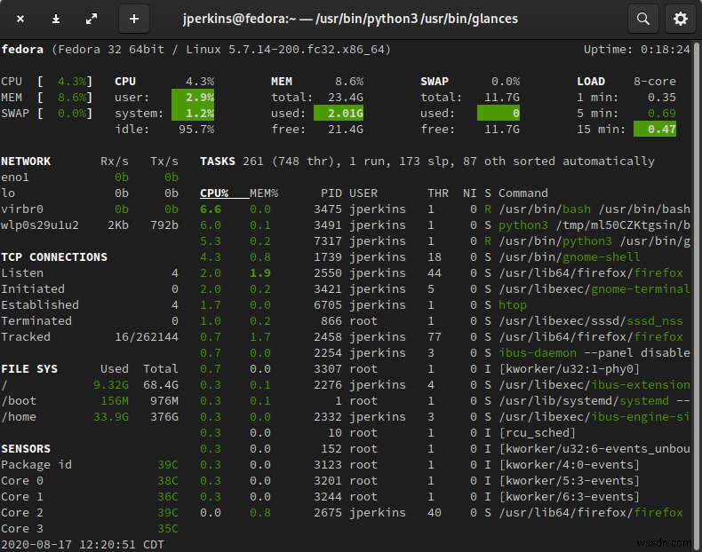Linuxでシステムリソースを監視するのに最適なシステムモニター4選
