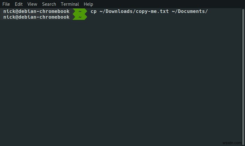 Linuxターミナルでテキスト・ファイル・フォルダをコピー&ペーストする方法