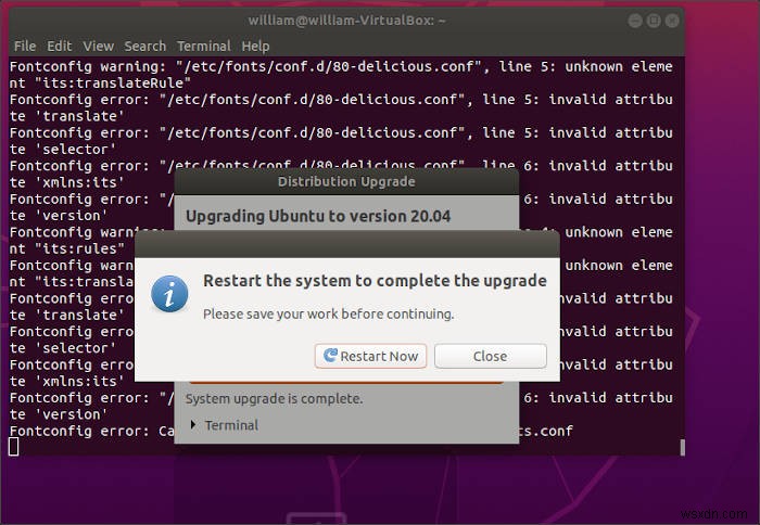 Ubuntu 18.04 LTSをUbuntu 20.04 LTSへアップグレードする完全ガイド