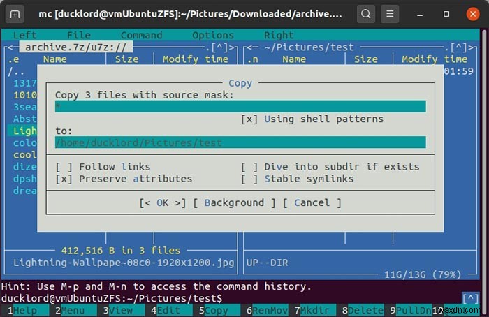 Midnight Commanderで圧縮ファイルを管理する方法|インストールから圧縮・解凍まで完全ガイド