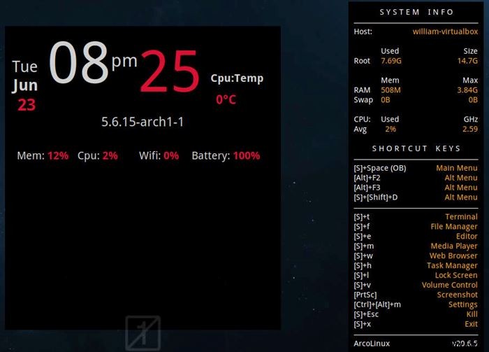 ArcoLinuxレビュー – 機能てんこ盛りのArch Linuxベースディストリビューション