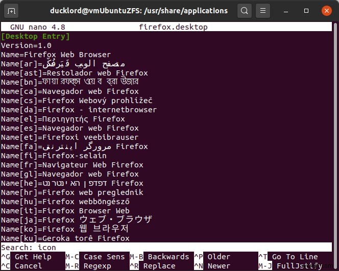 Linuxターミナルだけでアプリのアイコンを変更する方法