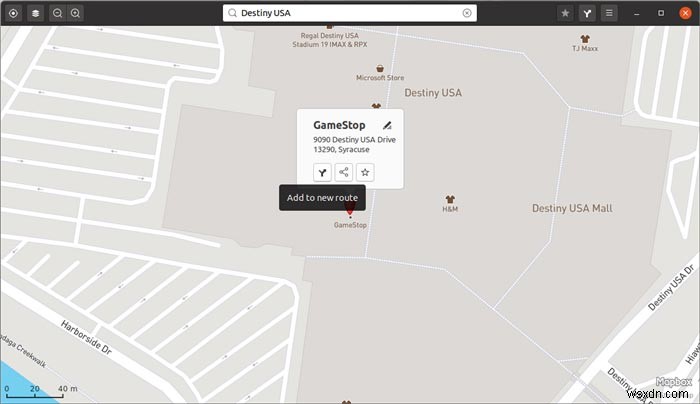 GNOME Mapsのダウンロード方法とルートをPDFとしてエクスポートする手順
