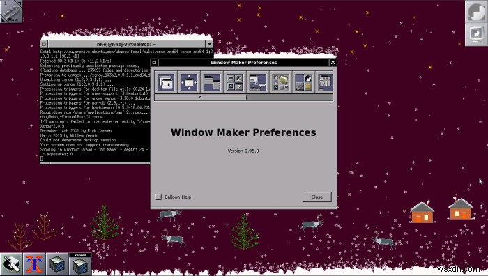 Window MakerでNeXTSTEPを追体験――伝説のOSインターフェースを現代のLinuxで再現する
