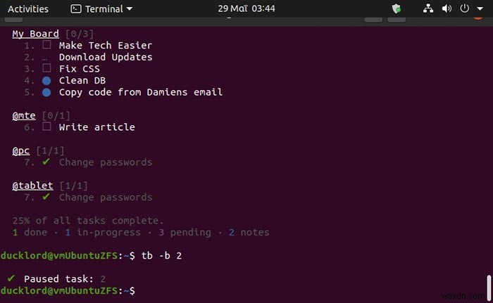 【Taskbook】ターミナルだけで完結するタスク管理ツールの使い方徹底解説
