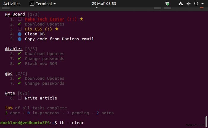 【Taskbook】ターミナルだけで完結するタスク管理ツールの使い方徹底解説