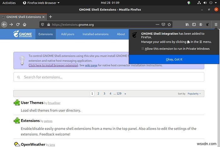 Ubuntu 20.04でトップバーとサイドパネル(Dock)を非表示にする方法