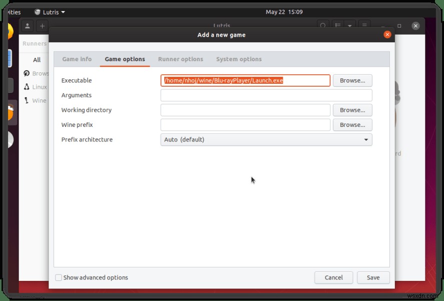 LinuxでLutrisを使ってBlu-rayディスクを再生する方法