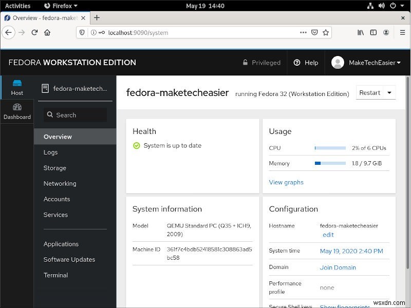 Cockpit（コックピット）でLinuxシステムを管理する方法【インストールから各機能の使い方まで】