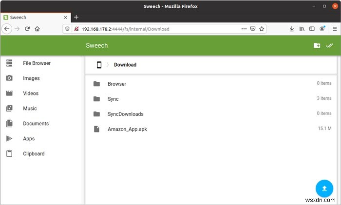 Wi-Fiネットワーク経由でAndroidとUbuntu間のファイルを共有する方法