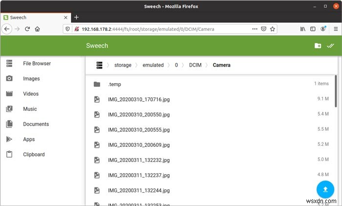 Wi-Fiネットワーク経由でAndroidとUbuntu間のファイルを共有する方法