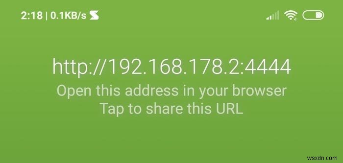Wi-Fiネットワーク経由でAndroidとUbuntu間のファイルを共有する方法