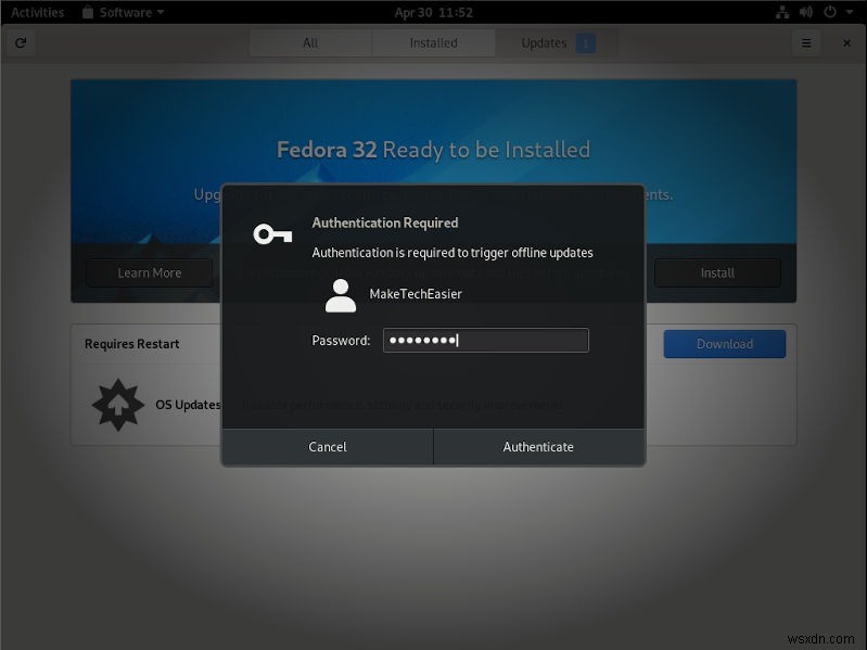Fedora 32へのアップグレード方法：ターミナルとGNOMEソフトウェアの2つの手順を解説