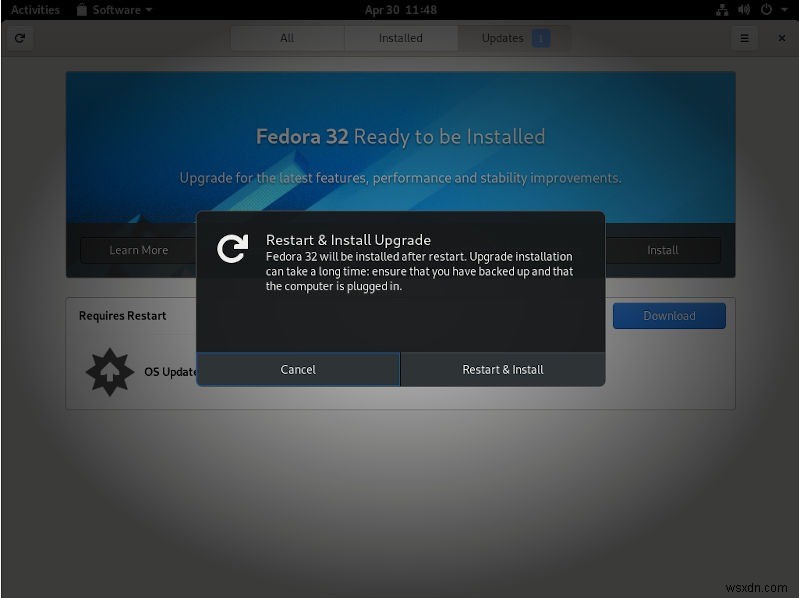 Fedora 32へのアップグレード方法：ターミナルとGNOMEソフトウェアの2つの手順を解説