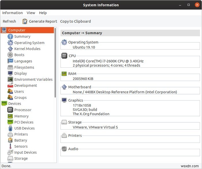 Linux PCのハードウェア情報を簡単に確認する方法｜HardInfoの使い方を徹底解説