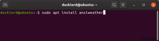 AnsiWeatherでターミナルからサクッと天気をチェックする方法