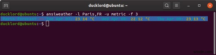 AnsiWeatherでターミナルからサクッと天気をチェックする方法