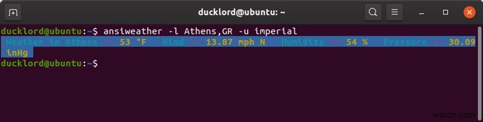 AnsiWeatherでターミナルからサクッと天気をチェックする方法