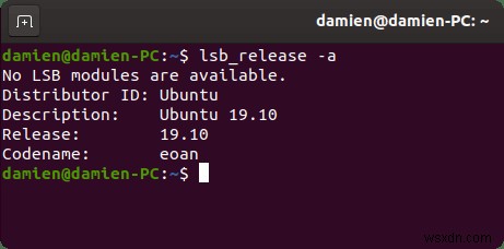 Linuxディストリビューションの名前とバージョンを確認する方法