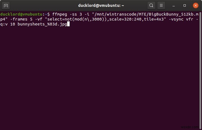 Linuxでビデオのサムネイルシート(連番プレビュー画像)を作成する方法