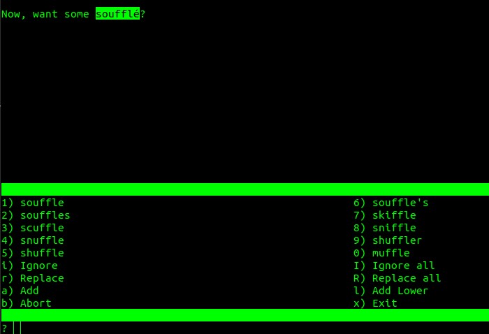 Linuxターミナルでスペルチェックを行う方法