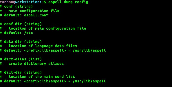 Linuxターミナルでスペルチェックを行う方法