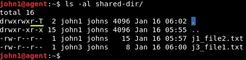 Linuxのスティッキービットで共有ディレクトリ上のファイルを管理する方法