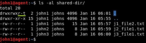 Linuxのスティッキービットで共有ディレクトリ上のファイルを管理する方法