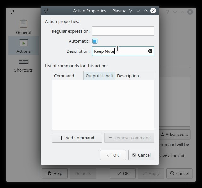 KDEのクリップボードウィジェットでクリップボード履歴をバックアップする方法