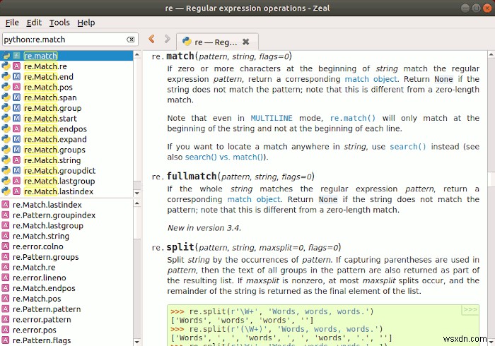Zealでコードドキュメントをオフライン表示する方法【Linux対応】