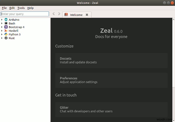 Zealでコードドキュメントをオフライン表示する方法【Linux対応】