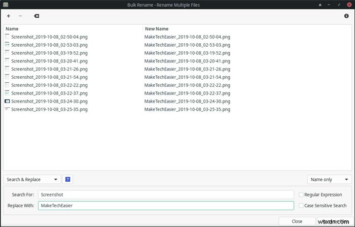 Linuxでファイルを一括リネーム！Thunarの「一括名前変更」ツールの使い方